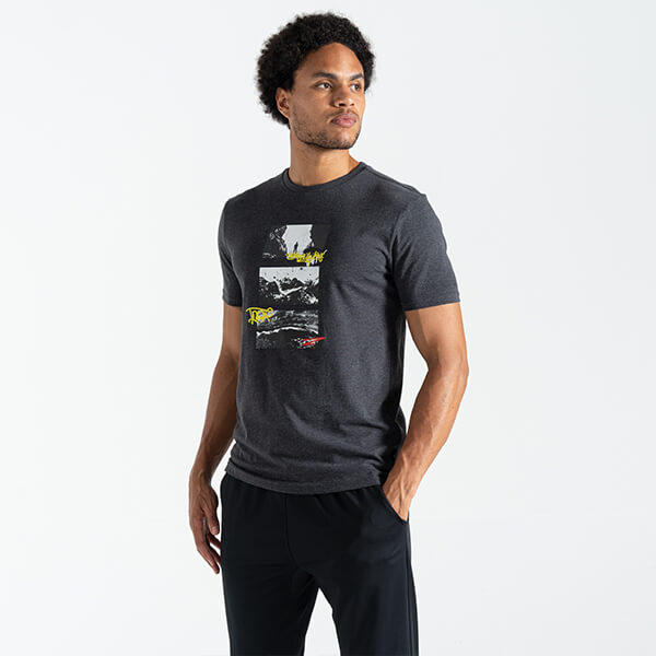 Dare 2b Mens Movement II T-Shirt Grey Marl