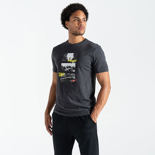 Dare 2b Mens Movement II T-Shirt Grey Marl