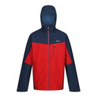 Regatta Mens Birchdale Waterproof Coat Red Moonlight Denim