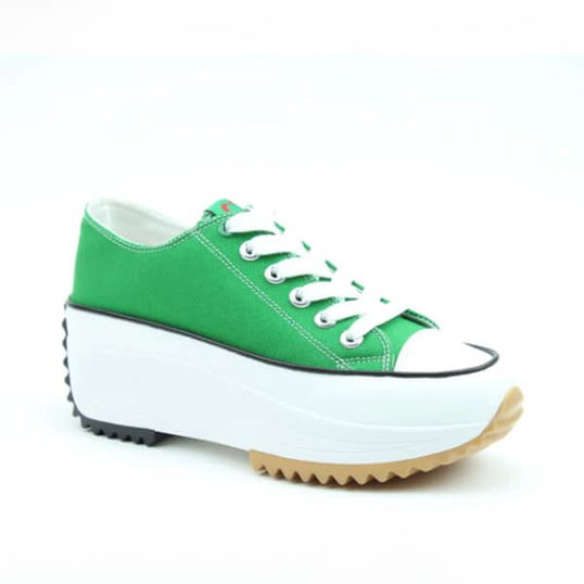 Heavenly Feet Green Strata Trainer
