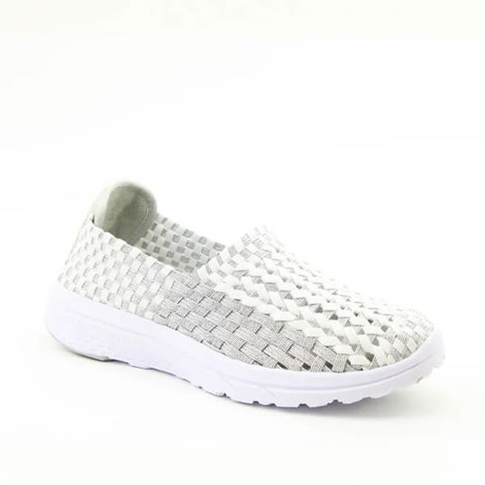 Heavenly Feet White Silver Cosmos3 Trainer