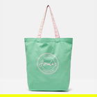Joules Soft Green Courtside Tote Bag