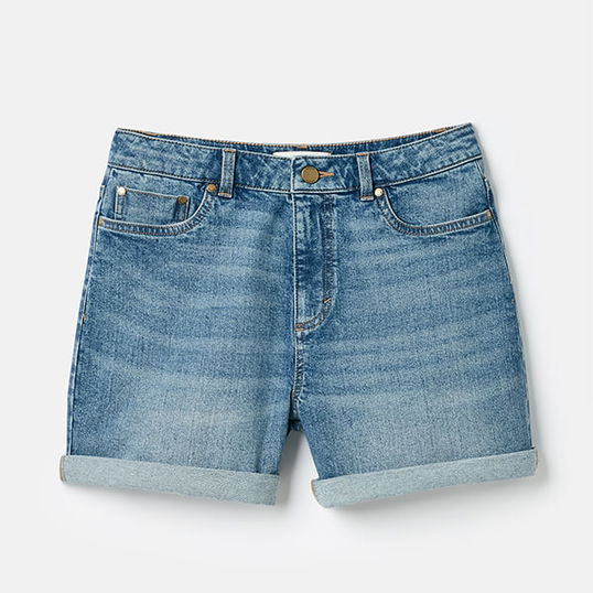Joules Mid Blue Denim Shorts