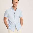 Joules Mens Blue Oxford Classic Fit Short Sleeve Shirt