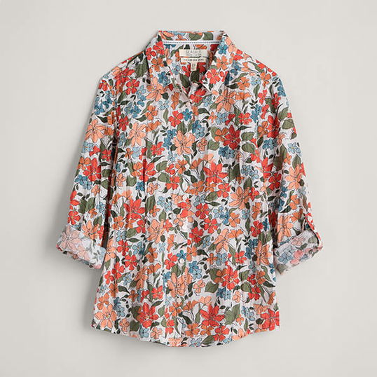 Seasalt Larissa Shirt Anemone Vintage Chalk