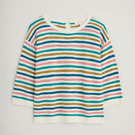 Seasalt Knavock Jumper Mini Cornish Helford Multi
