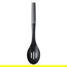 KitchenAid Soft Grip Slotted Spoon Charcoal Grey