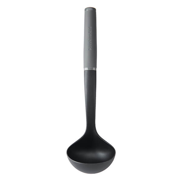 KitchenAid Soft Grip Ladle Charcoal Grey