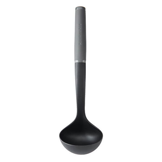 KitchenAid Soft Grip Ladle Charcoal Grey