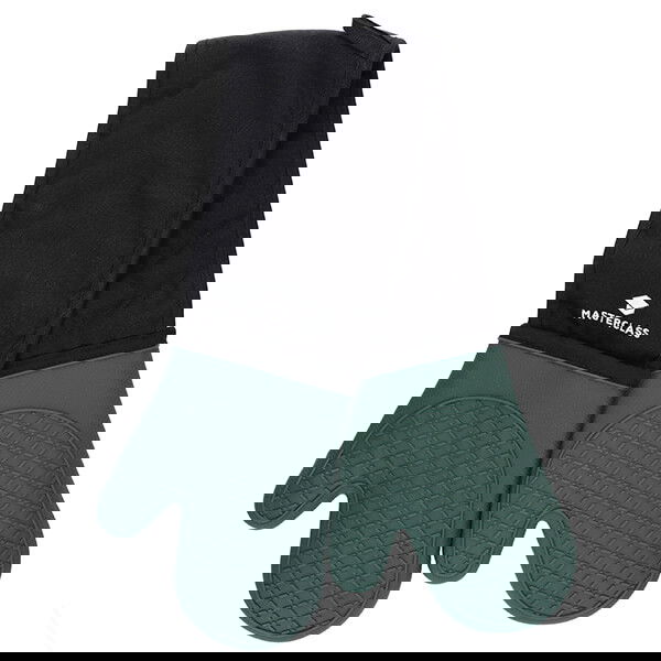MasterClass Seamless Silicone Double Oven Glove Hunter Green