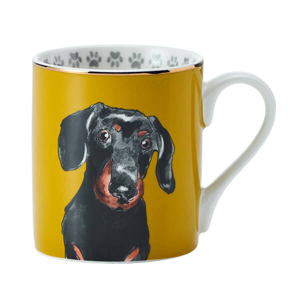 Mikasa Dachshund 280ml Straight-Sided Mug