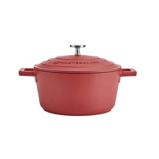 MasterClass Cast Aluminium 2.5L Casserole Dish Red