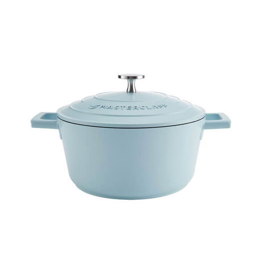 MasterClass Cast Aluminium 2.5L Casserole Dish Sky Blue
