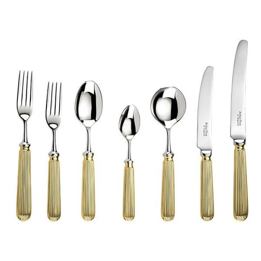 Arthur Price of England Titanic Gold Plated 44 Piece Canteen