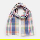 Joules Blue Check Harlyn Summer Scarf