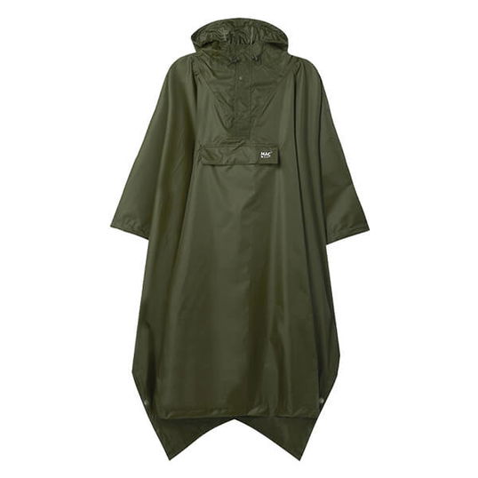 Mac in a Sac Packable Waterproof Poncho Khaki