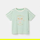 Joules Kids Green Betty Embroidered Short Sleeve T-Shirt