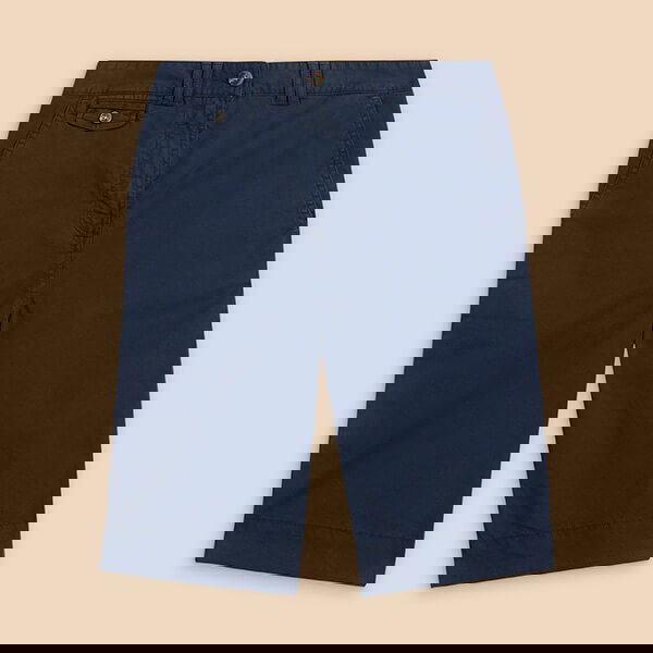 White Stuff Hayley Organic Chino Shorts Dark Navy