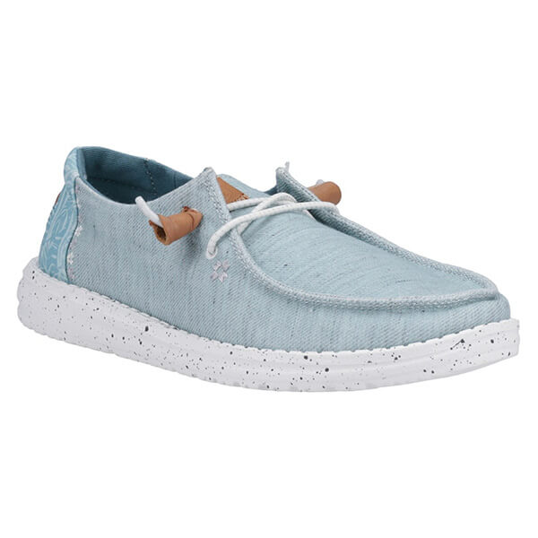 HeyDude Shoes Wendy Heathered Slub Tropical Blue