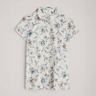 Seasalt Rushmaker Shirt Linework Floral Chalk