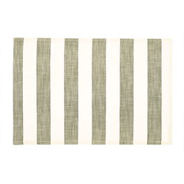 Walton & Co Olive Wide Stripe Set of 2 Placemats