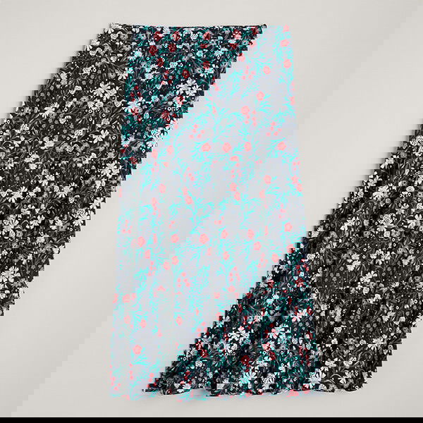 Seasalt Line Strokes Skirt Creekside Floral Maritime