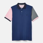 Joules Mens Blue Colour Block Woody Polo Shirt