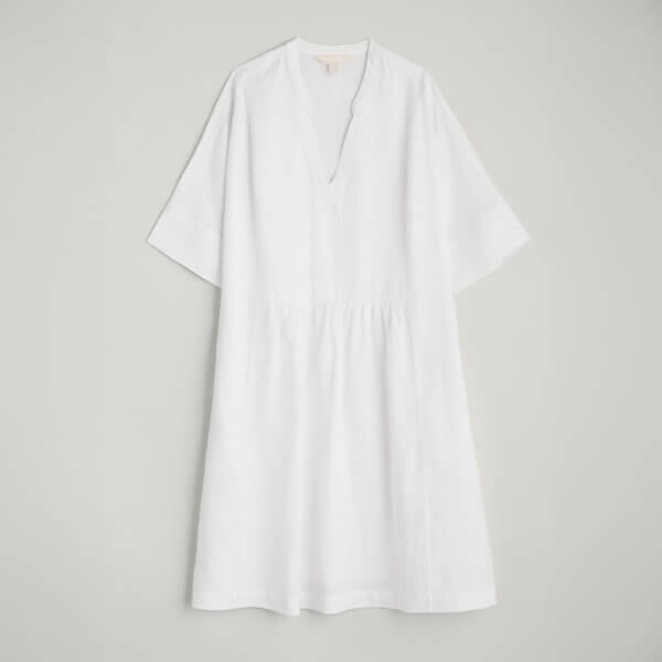 Seasalt Draw Kiln Linen Dress Chalk