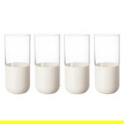Villeroy & Boch Manufacture Rock Blanc Set of 4 Longdrink Tumblers