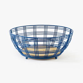 Sur La Table Colour Me Happy Blue Fruit Bowl