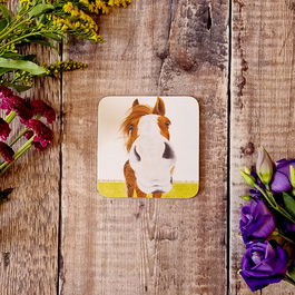Lucy's Farm Brandy the Horse Melamine Coaster