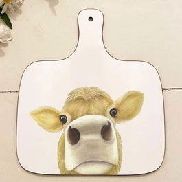 Lucy's Farm Jersey Moo Cow Design Large Chopping Board