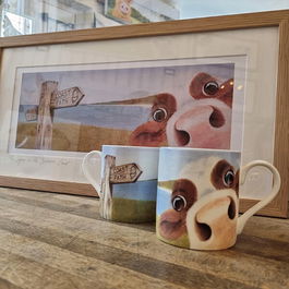 Lucy's Farm Coast Path Moo Cow Regular Mug