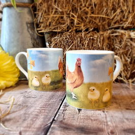 Lucy's Farm Mother Hen Regular Mug