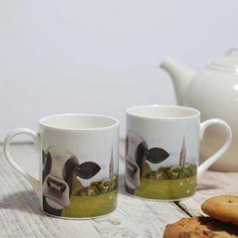Lucy's Farm Moo Selfie at Salisbury Cow Regular Mug