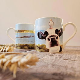 Lucy's Farm Moo Selfie at Swanage II Regular Mug