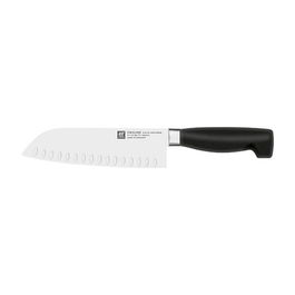 Zwilling J A Henckels Four Star 18cm Hollow Ground Santoku Knife