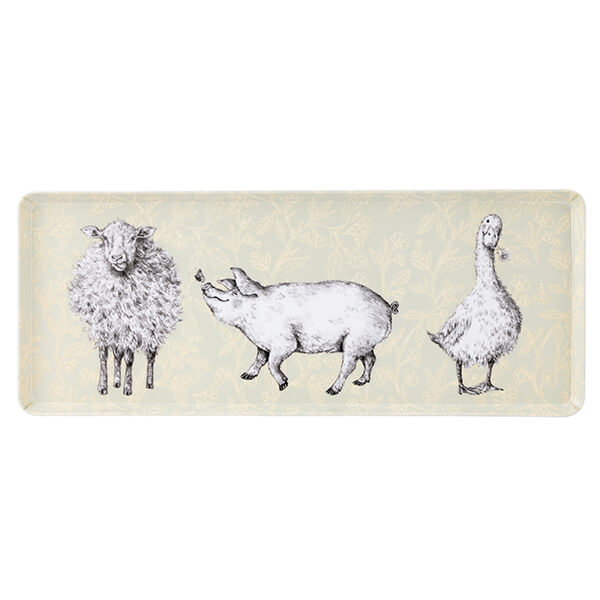 English Tableware Company Fieldview Farm Rectangle Tray