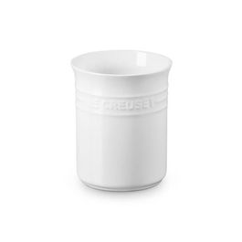 Le Creuset White Stoneware Small Utensil Jar