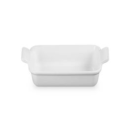 Le Creuset White Stoneware 19cm Heritage Rectangular Dish