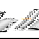Graef Stainless Steel Kettle & 4 Slice Toaster Set