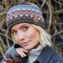 Pachamama Elgin Headband Grey