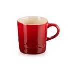 Le Creuset Holly Cerise Stoneware 200ml Cappuccino Mug