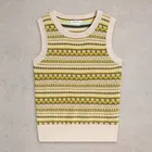 White Stuff Fairisle Stripe Tank Chart Multi