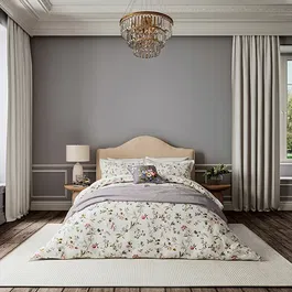 V&A Kilburn Floral Duvet Cover Set Super King Size Multi