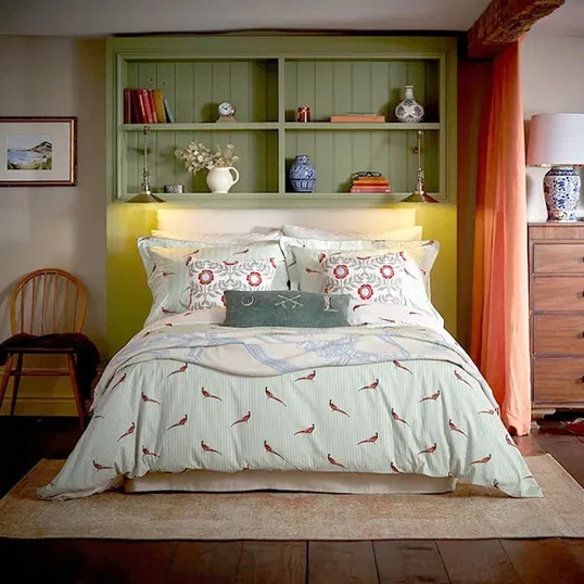 Joules The Pheasant Duvet Cover Set Single Khaki
