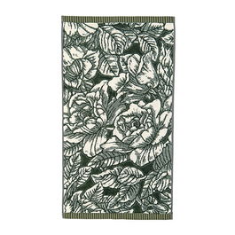 Burleigh For Bedeck Hibiscus Bath Towel Green