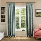 Joules Twilight Ditsy 66x72 Lined Curtain Duck-Egg