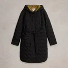 White Stuff Arlet Quilted Coat Pure Black