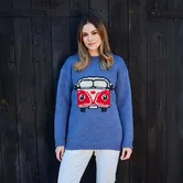 Pachamama Denim Happy Camper Sweater